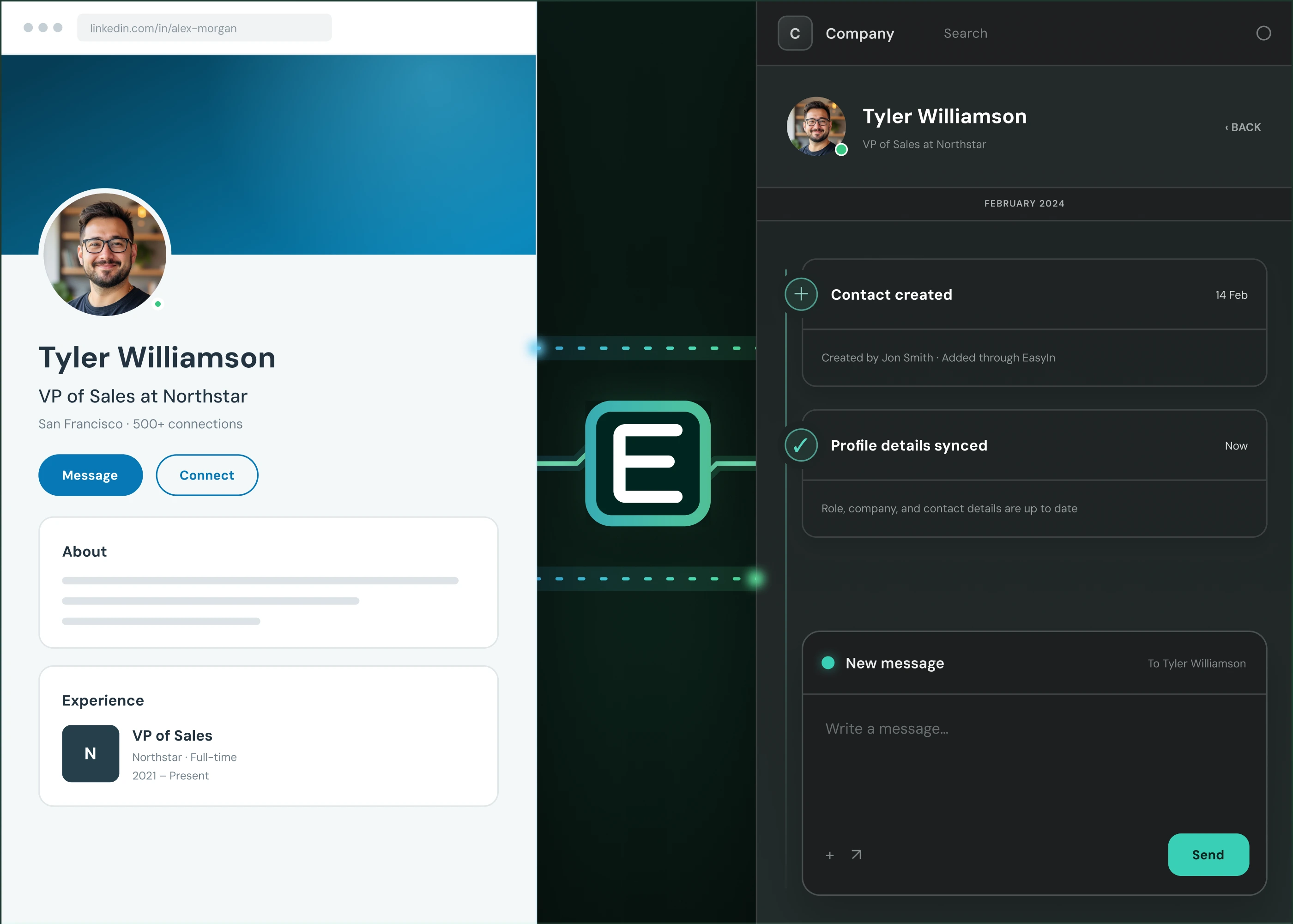 LinkedIn integration that just works